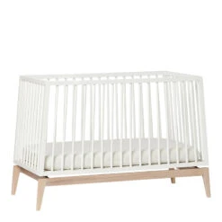 Leander Lit Luna 60 X 120 Chêne / Blanc