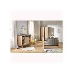 Lit Nova 60 X 120 Cm Gris Volcan 7 Lit Nova 60 X 120 Cm Gris Volcan -Soins Pour Bébé lit nova 60 120 cm gris volcan sauthon bambinou chambre