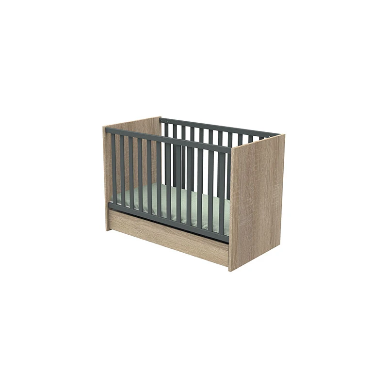 Lit Nova 60 X 120 Cm Gris Volcan 2 Lit Nova 60 X 120 Cm Gris Volcan – Image 2