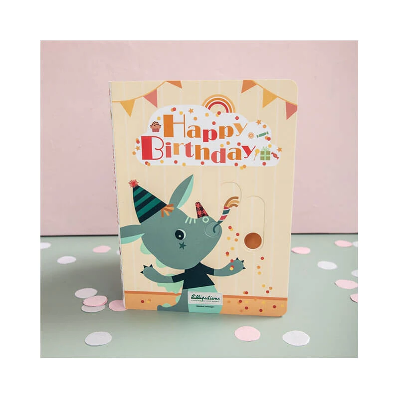 Lilliputiens Livre En Carton Pop Up Fête D'anniversaire - Les émotions 2 Lilliputiens Livre En Carton Pop Up Fête D'anniversaire - Les émotions – Image 2