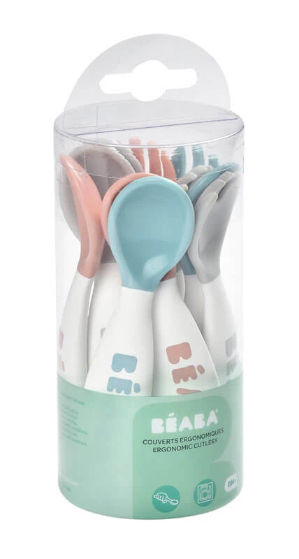 Beaba Lot De 10 Couverts Ergonomiques Blue / Pink 2 Beaba Lot De 10 Couverts Ergonomiques Blue / Pink – Image 2