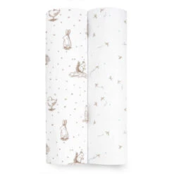 Aden + Anais Lot De 2 Langes Silky Soft Healing Nature