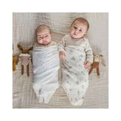 Aden + Anais Lot De 2 Langes Silky Soft Healing Nature 10 Aden + Anais Lot De 2 Langes Silky Soft Healing Nature -Soins Pour Bébé lot 2 langes silky soft healing nature aden anais bambinou ambiance