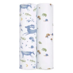 Aden + Anais Lot De 2 Maxi-langes En Mousseline De Coton Bio Outdoors
