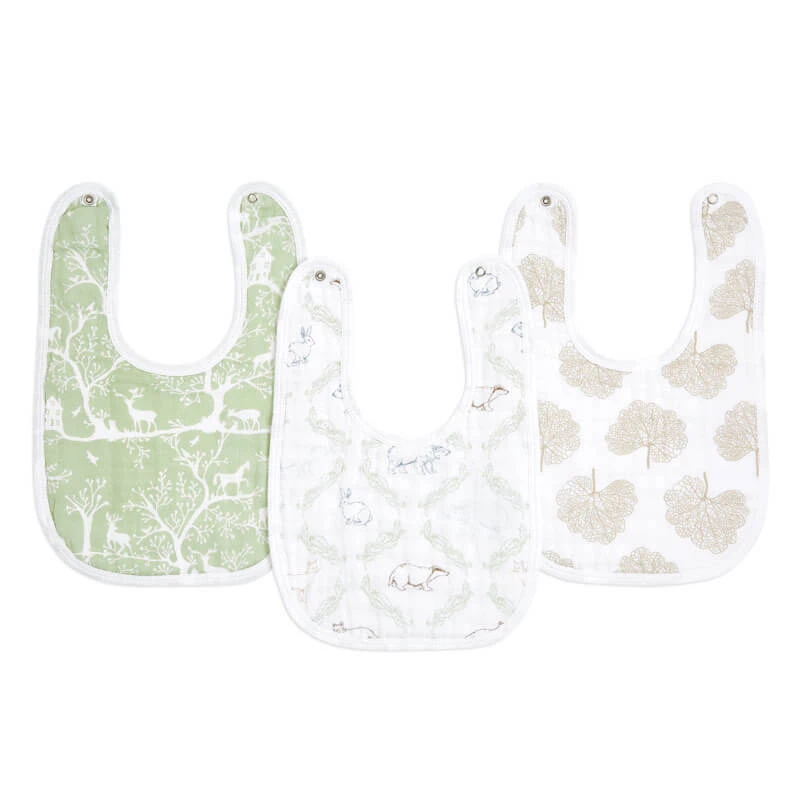 Aden + Anais Lot De 3 Bavoirs En Mousseline De Coton Harmony 1 Aden + Anais Lot De 3 Bavoirs En Mousseline De Coton Harmony