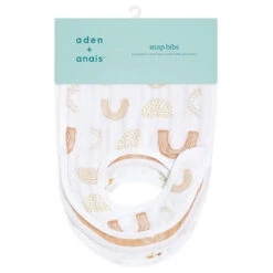 Aden + Anais Lot De 3 Bavoirs En Mousseline De Coton Keep Rising 5 Aden + Anais Lot De 3 Bavoirs En Mousseline De Coton Keep Rising -Soins Pour Bébé lot 3 bavoirs mousseline coton keep rising aden anais bambinou pack