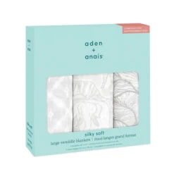 Aden + Anais Lot De 3 Maxi-langes Silky Soft Culture Club -Soins Pour Bébé lot 3 maxi langes silky soft culture club aden anais bambinou pack
