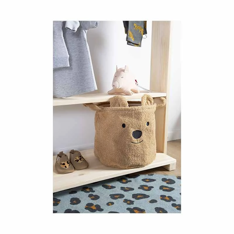 Childhome Lot De 3 Paniers De Rangement Teddy Beige 6 Childhome Lot De 3 Paniers De Rangement Teddy Beige – Image 6
