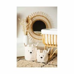 Childhome Lot De 3 Paniers De Rangement Teddy écru 8 Childhome Lot De 3 Paniers De Rangement Teddy écru -Soins Pour Bébé lot 3 paniers rangement teddy ecru childhome bambinou deux paniers