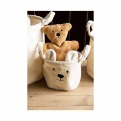Childhome Lot De 3 Paniers De Rangement Teddy écru 10 Childhome Lot De 3 Paniers De Rangement Teddy écru -Soins Pour Bébé lot 3 paniers rangement teddy ecru childhome bambinou petit panier