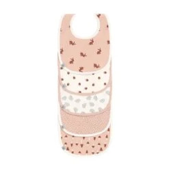 Lassig Lot De 5 Bavoirs éponge Little Forest Lapin