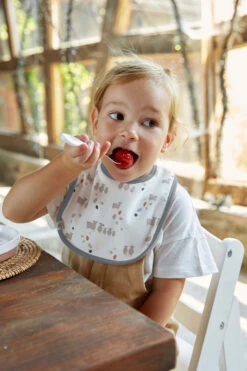 Lassig Lot De 5 Bavoirs éponge Tiny Farmer Mouton Bleu -Soins Pour Bébé lot 5 bavoirs eponge tiny farmer mouton lassig bambinou ambiance