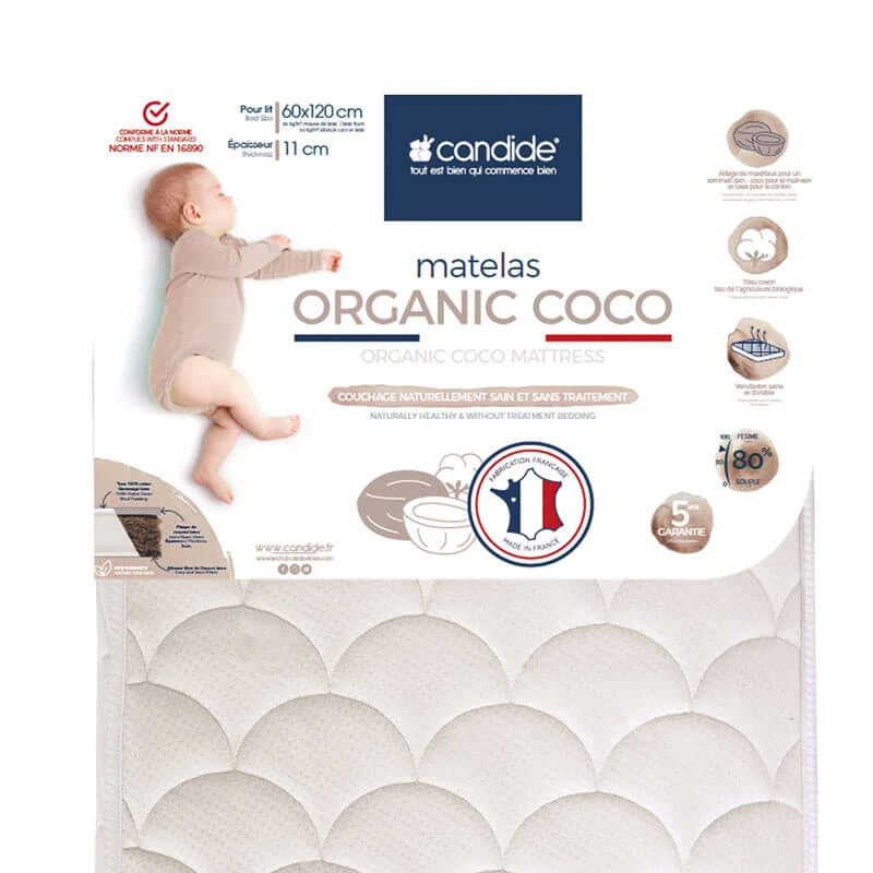 Candide Matelas Organic Coco 1 Candide Matelas Organic Coco