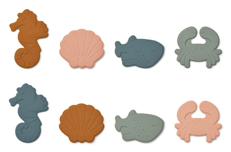 Liewood 8 Mini Tapis De Bain Paola Sea Creature / Mustard Multi Mix 1 Liewood 8 Mini Tapis De Bain Paola Sea Creature / Mustard Multi Mix