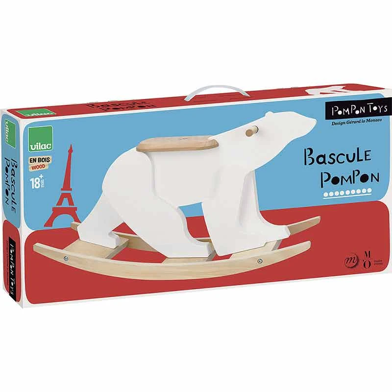 Vilac Ours à Bascule Pompon 3 Vilac Ours à Bascule Pompon – Image 3