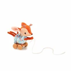 Lilliputiens Peluche à Tirer Stella Le Faon
