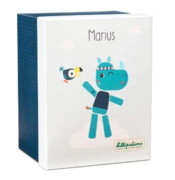 Lilliputiens Peluche Câline Marius 8 Lilliputiens Peluche Câline Marius -Soins Pour Bébé peluche caline marius lilliputiens bambinou boite