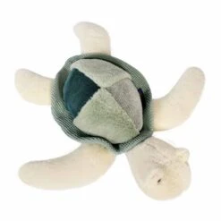 Peluche D'éveil Tortue De Mer Trésors Marins 40 Cm