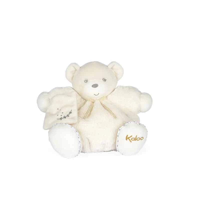 Kaloo Peluche Perle Patapouf Ourson Crème Médium 1 Kaloo Peluche Perle Patapouf Ourson Crème Médium