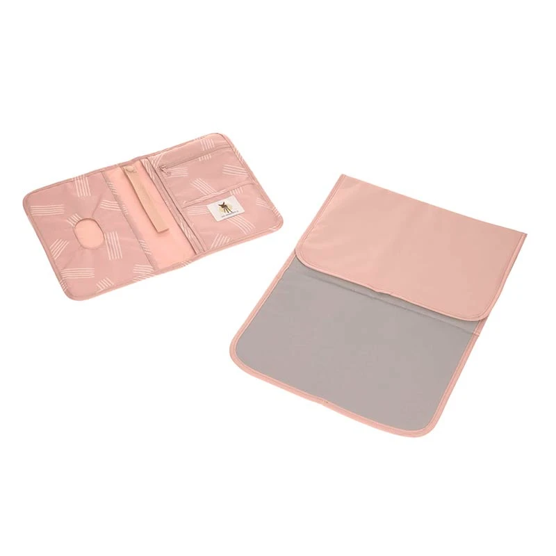 Lassig Pochette De Change Rayures Rose 3 Lassig Pochette De Change Rayures Rose – Image 3