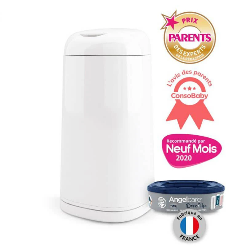 Angelcare Poubelle à Couches Dress Up Avec Recharges 2 Angelcare Poubelle à Couches Dress Up Avec Recharges – Image 2