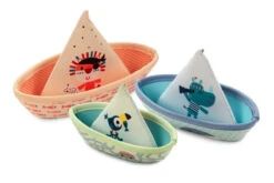 Lilliputiens Jouets De Bain 3 Petits Bateaux Jungle