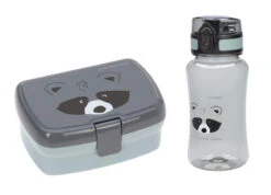 Lassig Set Boîte à Goûter Et Gourde About Friends Raton Laveur