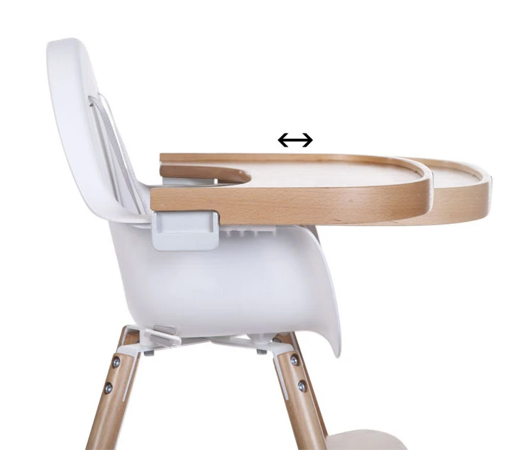 Childhome Tablette Pour Chaise Haute Evolu En Bois Naturel 2 Childhome Tablette Pour Chaise Haute Evolu En Bois Naturel – Image 2