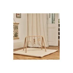 Arche D’éveil Naho Avec Jouets En Bois 10 Arche D’éveil Naho Avec Jouets En Bois -Soins Pour Bébé tapis eveil tami milk charlie crane bambinou ambiance 1