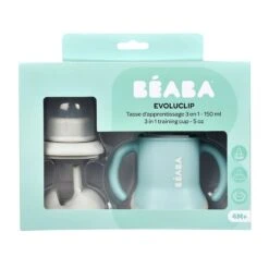 Beaba Tasse D'apprentissage évolutive 3 En 1 Evoluclip -Soins Pour Bébé tasse apprentissage evolutive 3 en 1 evoluclip beaba bambinou packaging