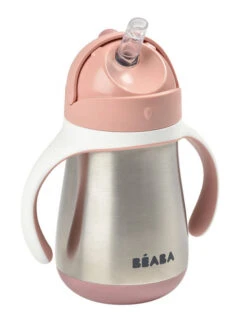 Beaba Tasse Paille Inox 250 Ml Old Pink