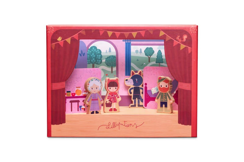 Lilliputiens Théâtre Aimanté Chaperon Rouge 2 Lilliputiens Théâtre Aimanté Chaperon Rouge – Image 2