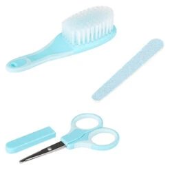 BabyMoov Trousse De Soin Compacte Bleu/Gris 12 BabyMoov Trousse De Soin Compacte Bleu/Gris -Soins Pour Bébé trousse soin compacte gris bleu babymoov bambinou brosse