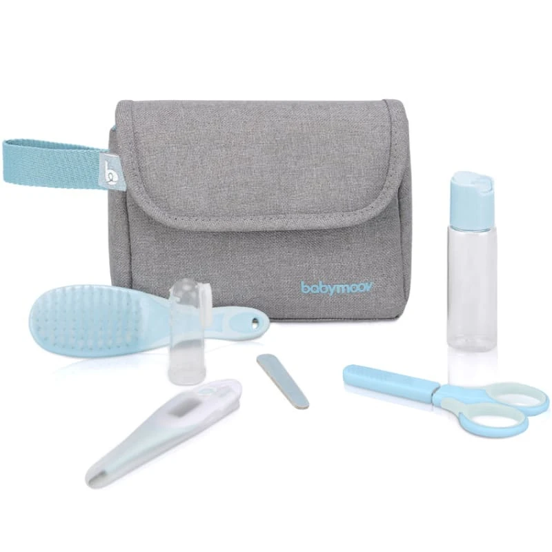 BabyMoov Trousse De Soin Compacte Bleu/Gris 1 BabyMoov Trousse De Soin Compacte Bleu/Gris