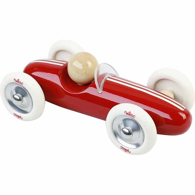 Vilac Voiture Grand Prix Vintage MM Rouge 1 Vilac Voiture Grand Prix Vintage MM Rouge